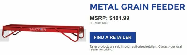 Tarter Metal Grain Feeder - Image 6
