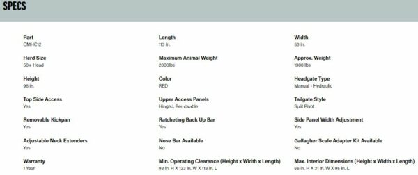 CattleMaster Series 12 Hydraulic Chute - Image 8